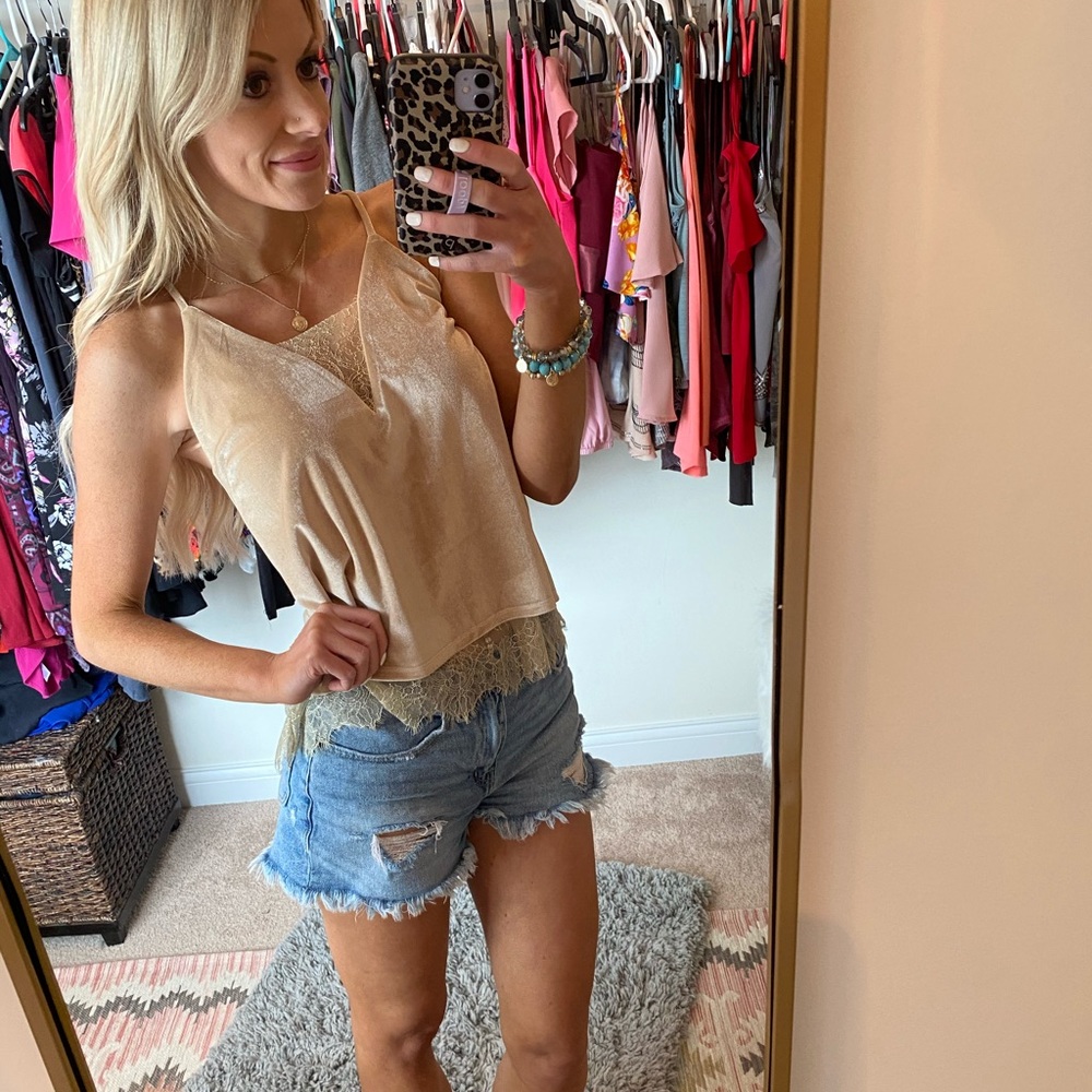NWOT Dottie Couture velvet tank